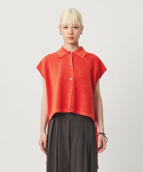 BEAUTY&YOUTH UNITED ARROWS / ビューティー&ユース ユナイテッドアローズ ニット・セーター | ヘムドローストリング シャツカーディガン ウォッシャブル | 詳細13