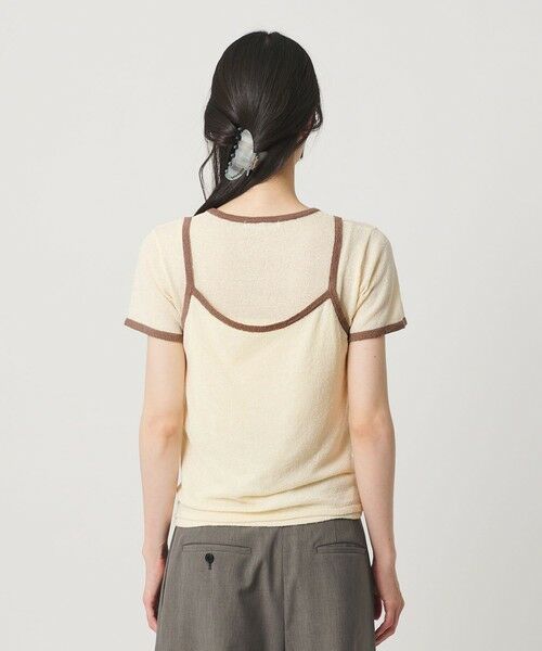 BEAUTY&YOUTH UNITED ARROWS / ビューティー&ユース ユナイテッドアローズ ニット・セーター | 【WEB限定】キャミソール＆ショートスリーブ ループニットプルオーバー ウォッシャブル | 詳細13