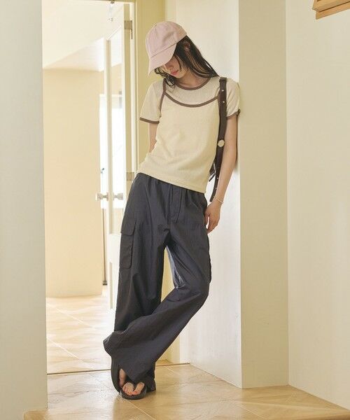 BEAUTY&YOUTH UNITED ARROWS / ビューティー&ユース ユナイテッドアローズ ニット・セーター | 【WEB限定】キャミソール＆ショートスリーブ ループニットプルオーバー ウォッシャブル | 詳細6