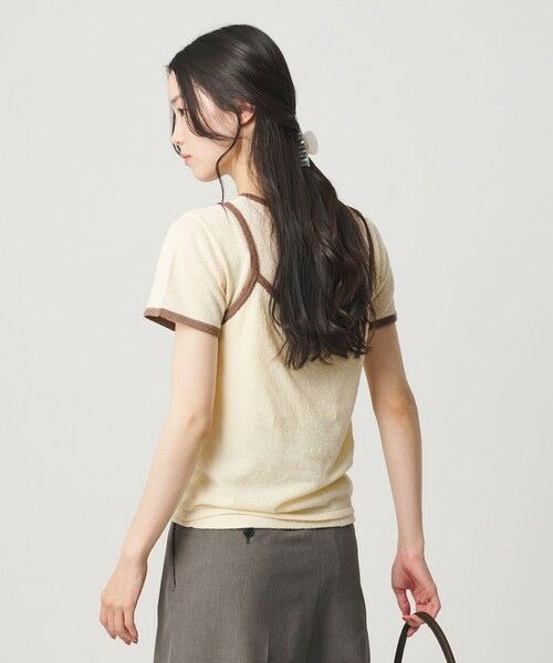 BEAUTY&YOUTH UNITED ARROWS / ビューティー&ユース ユナイテッドアローズ ニット・セーター | 【WEB限定】キャミソール＆ショートスリーブ ループニットプルオーバー ウォッシャブル | 詳細9