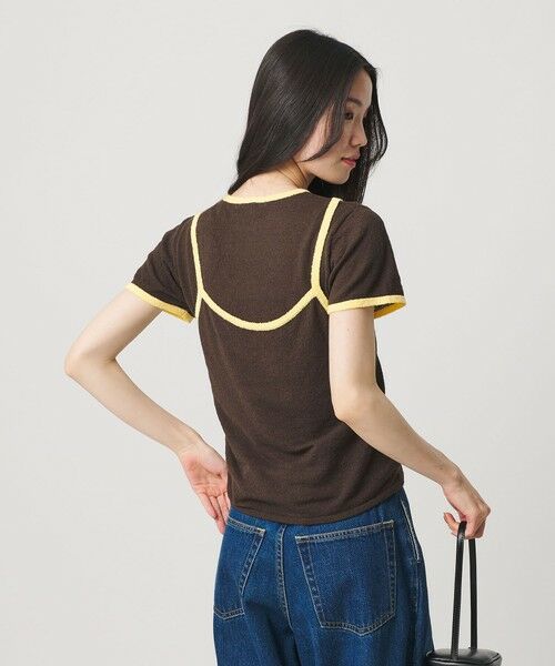 BEAUTY&YOUTH UNITED ARROWS / ビューティー&ユース ユナイテッドアローズ ニット・セーター | 【WEB限定】キャミソール＆ショートスリーブ ループニットプルオーバー ウォッシャブル | 詳細18