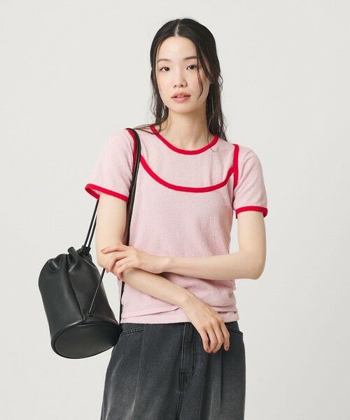 BEAUTY&YOUTH UNITED ARROWS / ビューティー&ユース ユナイテッドアローズ ニット・セーター | 【WEB限定】キャミソール＆ショートスリーブ ループニットプルオーバー ウォッシャブル | 詳細20