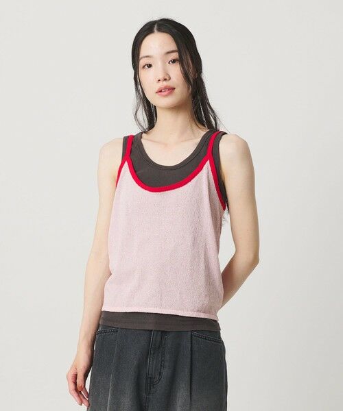 BEAUTY&YOUTH UNITED ARROWS / ビューティー&ユース ユナイテッドアローズ ニット・セーター | 【WEB限定】キャミソール＆ショートスリーブ ループニットプルオーバー ウォッシャブル | 詳細23