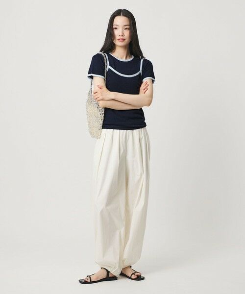 BEAUTY&YOUTH UNITED ARROWS / ビューティー&ユース ユナイテッドアローズ ニット・セーター | 【WEB限定】キャミソール＆ショートスリーブ ループニットプルオーバー ウォッシャブル | 詳細25