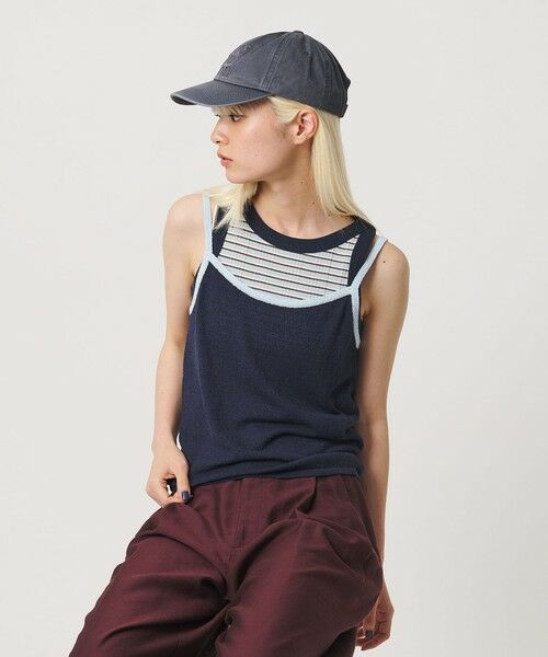 BEAUTY&YOUTH UNITED ARROWS / ビューティー&ユース ユナイテッドアローズ ニット・セーター | 【WEB限定】キャミソール＆ショートスリーブ ループニットプルオーバー ウォッシャブル | 詳細27