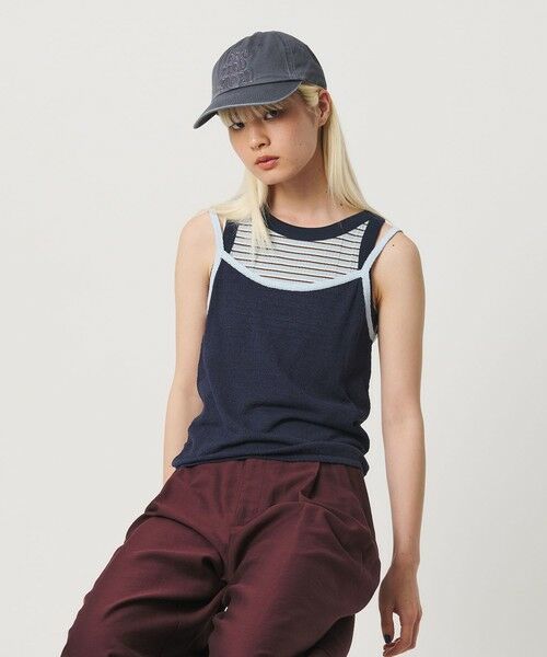 BEAUTY&YOUTH UNITED ARROWS / ビューティー&ユース ユナイテッドアローズ ニット・セーター | 【WEB限定】キャミソール＆ショートスリーブ ループニットプルオーバー ウォッシャブル | 詳細28