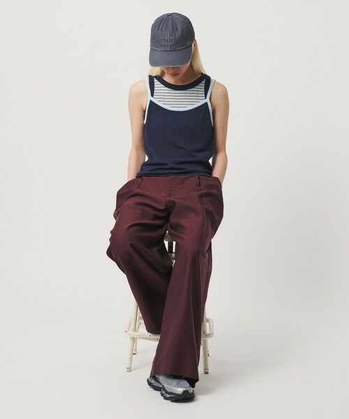 BEAUTY&YOUTH UNITED ARROWS / ビューティー&ユース ユナイテッドアローズ ニット・セーター | 【WEB限定】キャミソール＆ショートスリーブ ループニットプルオーバー ウォッシャブル | 詳細29