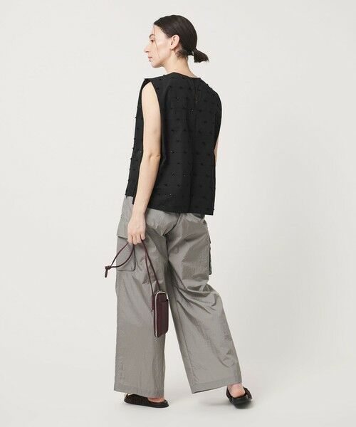 BEAUTY&YOUTH UNITED ARROWS / ビューティー&ユース ユナイテッドアローズ シャツ・ブラウス | ドット ジャガード ノースリーブブラウス ウォッシャブル | 詳細13