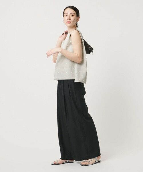 BEAUTY&YOUTH UNITED ARROWS / ビューティー&ユース ユナイテッドアローズ シャツ・ブラウス | ドット ジャガード ノースリーブブラウス ウォッシャブル | 詳細17