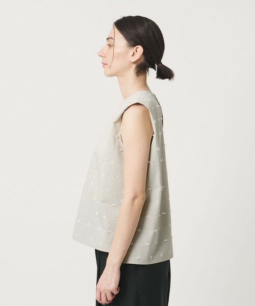 BEAUTY&YOUTH UNITED ARROWS / ビューティー&ユース ユナイテッドアローズ シャツ・ブラウス | ドット ジャガード ノースリーブブラウス ウォッシャブル | 詳細19