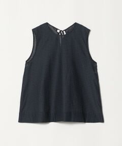 BEAUTY&YOUTH UNITED ARROWS / ビューティー&ユース ユナイテッドアローズ シャツ・ブラウス | コットンシルク シアーチェック ノースリーブ ブラウス