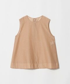 BEAUTY&YOUTH UNITED ARROWS / ビューティー&ユース ユナイテッドアローズ シャツ・ブラウス | コットンシルク シアーチェック ノースリーブ ブラウス