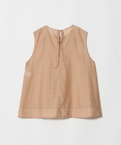 BEAUTY&YOUTH UNITED ARROWS / ビューティー&ユース ユナイテッドアローズ シャツ・ブラウス | コットンシルク シアーチェック ノースリーブ ブラウス | 詳細17