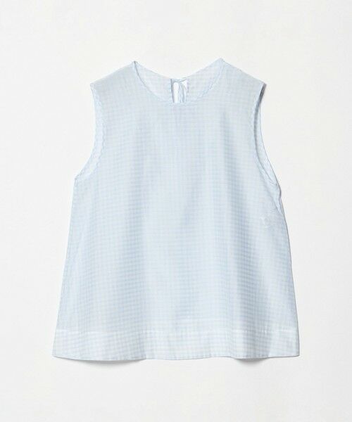 BEAUTY&YOUTH UNITED ARROWS / ビューティー&ユース ユナイテッドアローズ シャツ・ブラウス | コットンシルク シアーチェック ノースリーブ ブラウス | 詳細26