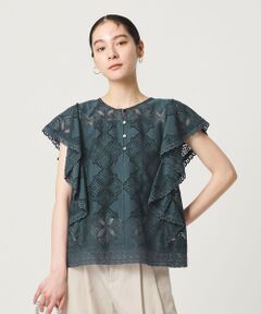 BEAUTY&YOUTH UNITED ARROWS / ビューティー&ユース ユナイテッドアローズ シャツ・ブラウス | 【WEB限定 Wardrobe DAILY MINIMAL】レース 2WAYブラウス ウォッシャブル