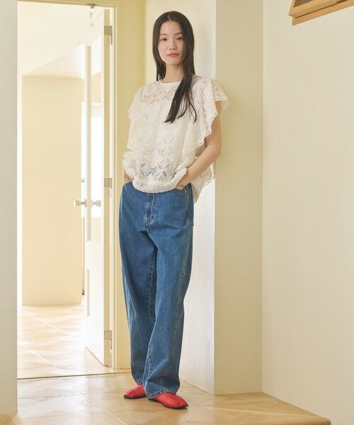 BEAUTY&YOUTH UNITED ARROWS / ビューティー&ユース ユナイテッドアローズ シャツ・ブラウス | 【WEB限定 Wardrobe DAILY MINIMAL】レース 2WAYブラウス ウォッシャブル | 詳細4