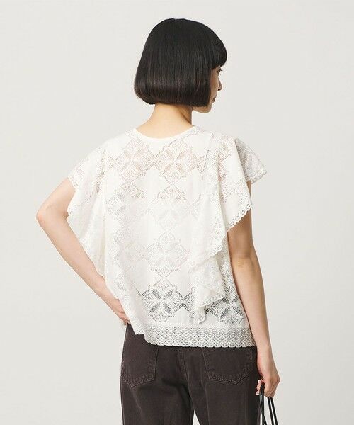 BEAUTY&YOUTH UNITED ARROWS / ビューティー&ユース ユナイテッドアローズ シャツ・ブラウス | 【WEB限定 Wardrobe DAILY MINIMAL】レース 2WAYブラウス ウォッシャブル | 詳細7