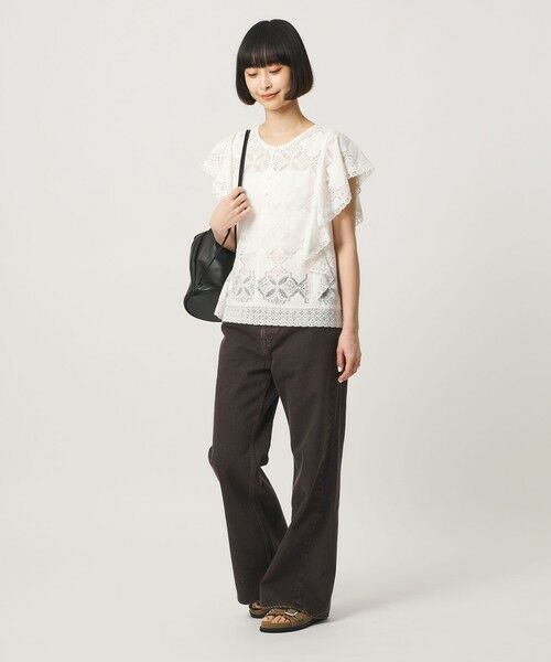 BEAUTY&YOUTH UNITED ARROWS / ビューティー&ユース ユナイテッドアローズ シャツ・ブラウス | 【WEB限定 Wardrobe DAILY MINIMAL】レース 2WAYブラウス ウォッシャブル | 詳細8