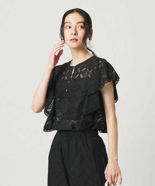 BEAUTY&YOUTH UNITED ARROWS / ビューティー&ユース ユナイテッドアローズ シャツ・ブラウス | 【WEB限定 Wardrobe DAILY MINIMAL】レース 2WAYブラウス ウォッシャブル | 詳細10