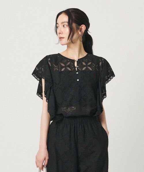BEAUTY&YOUTH UNITED ARROWS / ビューティー&ユース ユナイテッドアローズ シャツ・ブラウス | 【WEB限定 Wardrobe DAILY MINIMAL】レース 2WAYブラウス ウォッシャブル | 詳細11