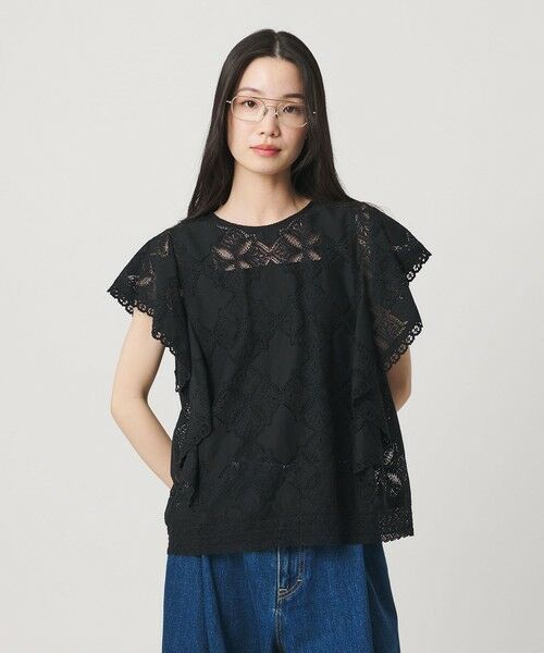 BEAUTY&YOUTH UNITED ARROWS / ビューティー&ユース ユナイテッドアローズ シャツ・ブラウス | 【WEB限定 Wardrobe DAILY MINIMAL】レース 2WAYブラウス ウォッシャブル | 詳細13