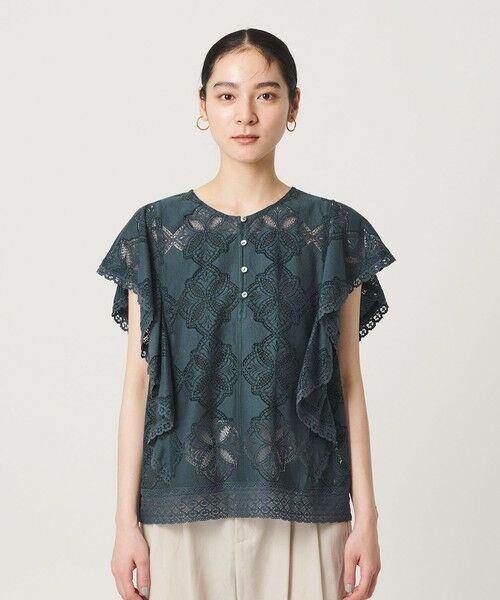 BEAUTY&YOUTH UNITED ARROWS / ビューティー&ユース ユナイテッドアローズ シャツ・ブラウス | 【WEB限定 Wardrobe DAILY MINIMAL】レース 2WAYブラウス ウォッシャブル | 詳細19