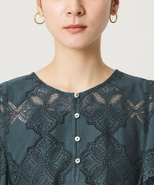 BEAUTY&YOUTH UNITED ARROWS / ビューティー&ユース ユナイテッドアローズ シャツ・ブラウス | 【WEB限定 Wardrobe DAILY MINIMAL】レース 2WAYブラウス ウォッシャブル | 詳細22