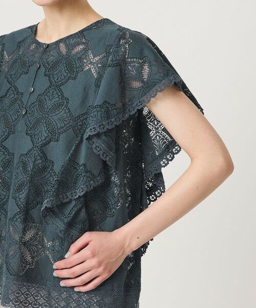 BEAUTY&YOUTH UNITED ARROWS / ビューティー&ユース ユナイテッドアローズ シャツ・ブラウス | 【WEB限定 Wardrobe DAILY MINIMAL】レース 2WAYブラウス ウォッシャブル | 詳細23