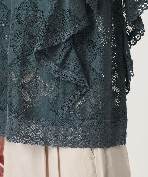 BEAUTY&YOUTH UNITED ARROWS / ビューティー&ユース ユナイテッドアローズ シャツ・ブラウス | 【WEB限定 Wardrobe DAILY MINIMAL】レース 2WAYブラウス ウォッシャブル | 詳細24