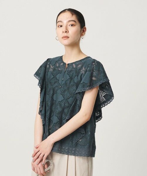 BEAUTY&YOUTH UNITED ARROWS / ビューティー&ユース ユナイテッドアローズ シャツ・ブラウス | 【WEB限定 Wardrobe DAILY MINIMAL】レース 2WAYブラウス ウォッシャブル | 詳細17