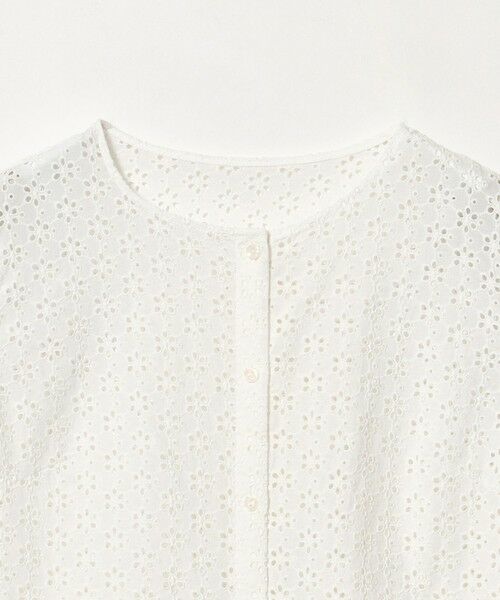 BEAUTY&YOUTH UNITED ARROWS / ビューティー&ユース ユナイテッドアローズ シャツ・ブラウス | エンブロイダリー ペプラム ノースリーブ チュニック ウォッシャブル | 詳細5