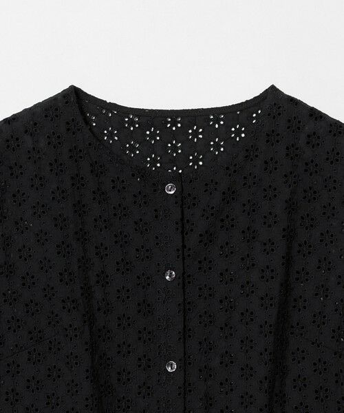 BEAUTY&YOUTH UNITED ARROWS / ビューティー&ユース ユナイテッドアローズ シャツ・ブラウス | エンブロイダリー ペプラム ノースリーブ チュニック ウォッシャブル | 詳細14