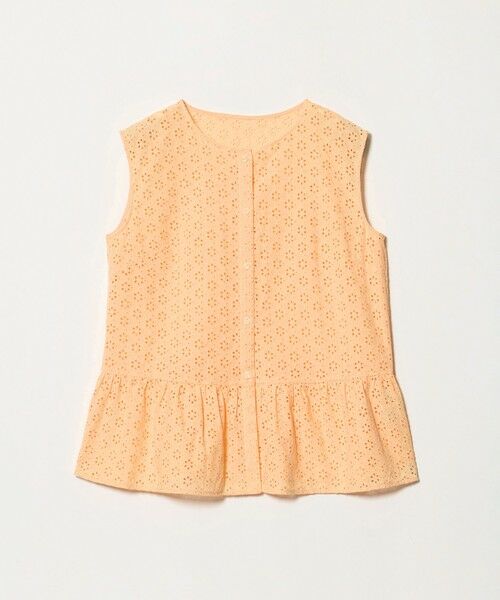 BEAUTY&YOUTH UNITED ARROWS / ビューティー&ユース ユナイテッドアローズ シャツ・ブラウス | エンブロイダリー ペプラム ノースリーブ チュニック ウォッシャブル | 詳細19