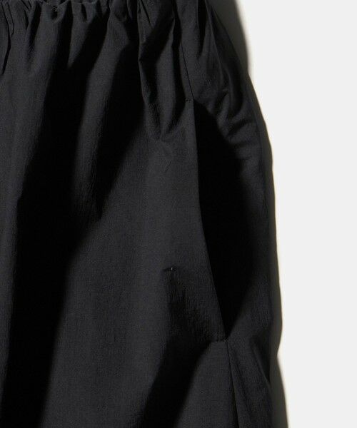 BEAUTY&YOUTH UNITED ARROWS / ビューティー&ユース ユナイテッドアローズ ロング・マキシ丈スカート | ギャザー ライト スカート ウォッシャブル/ブラック | 詳細3