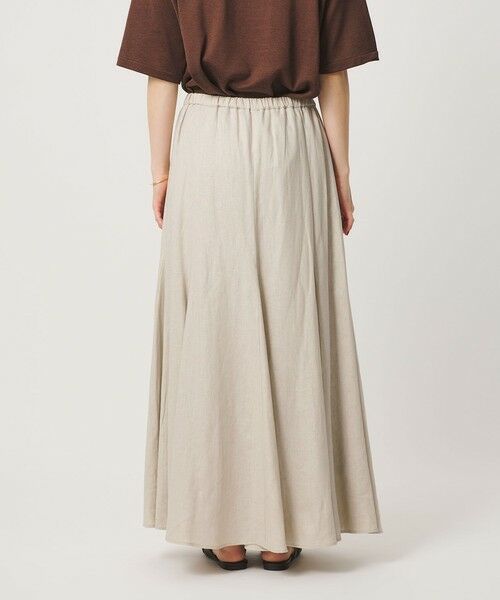 BEAUTY&YOUTH UNITED ARROWS / ビューティー&ユース ユナイテッドアローズ ロング・マキシ丈スカート | 【WEB限定】麻ブレンド フレアロングスカート ウォッシャブル | 詳細11