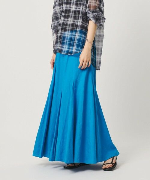 BEAUTY&YOUTH UNITED ARROWS / ビューティー&ユース ユナイテッドアローズ ロング・マキシ丈スカート | 【WEB限定】麻ブレンド フレアロングスカート ウォッシャブル | 詳細15