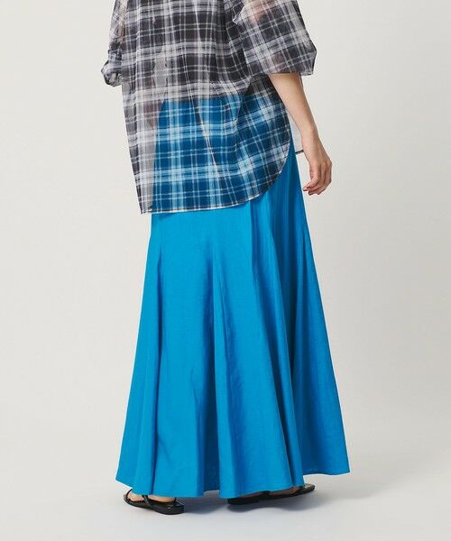 BEAUTY&YOUTH UNITED ARROWS / ビューティー&ユース ユナイテッドアローズ ロング・マキシ丈スカート | 【WEB限定】麻ブレンド フレアロングスカート ウォッシャブル | 詳細16