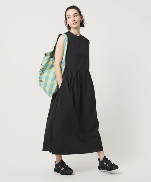 BEAUTY&YOUTH UNITED ARROWS / ビューティー&ユース ユナイテッドアローズ ロング・マキシ丈ワンピース | 360°MASTER ICE ノースリーブ ワンピース UVカット 接触冷感 防シワ はっ水 ウォッシャブル | 詳細1