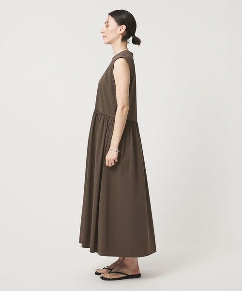 BEAUTY&YOUTH UNITED ARROWS / ビューティー&ユース ユナイテッドアローズ ロング・マキシ丈ワンピース | 360°MASTER ICE ノースリーブ ワンピース UVカット 接触冷感 防シワ はっ水 ウォッシャブル | 詳細10