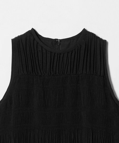 BEAUTY&YOUTH UNITED ARROWS / ビューティー&ユース ユナイテッドアローズ ミニ丈・ひざ丈ワンピース | プリーツ アメリカンスリーブ ワンピース ウォッシャブル | 詳細8