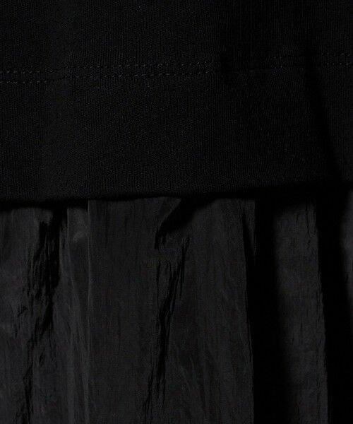 BEAUTY&YOUTH UNITED ARROWS / ビューティー&ユース ユナイテッドアローズ ロング・マキシ丈ワンピース | ドッキング ショートスリーブワンピース | 詳細2