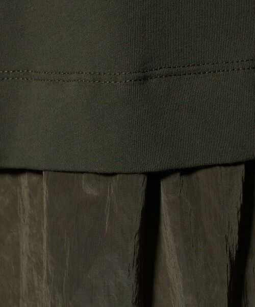 BEAUTY&YOUTH UNITED ARROWS / ビューティー&ユース ユナイテッドアローズ ロング・マキシ丈ワンピース | ドッキング ショートスリーブワンピース | 詳細8