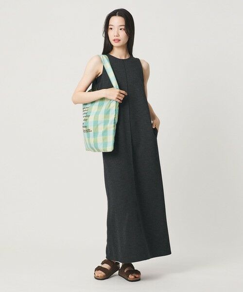 BEAUTY&YOUTH UNITED ARROWS / ビューティー&ユース ユナイテッドアローズ ロング・マキシ丈ワンピース | ポリエステル アメリカンスリーブ ワンピース | 詳細7