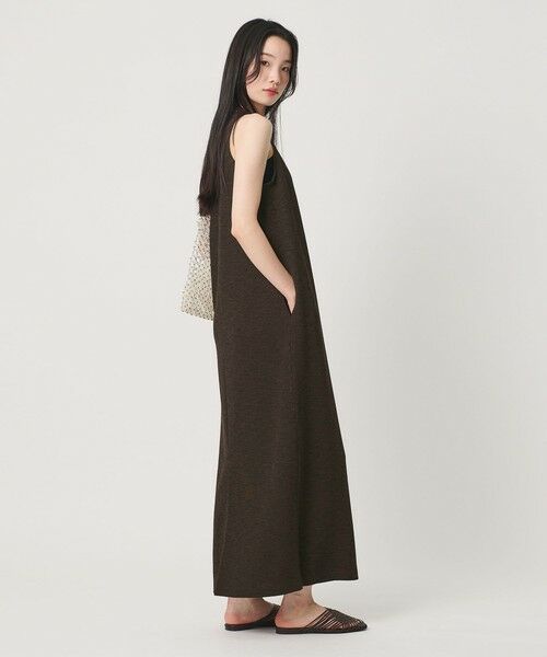 BEAUTY&YOUTH UNITED ARROWS / ビューティー&ユース ユナイテッドアローズ ロング・マキシ丈ワンピース | ポリエステル アメリカンスリーブ ワンピース | 詳細17