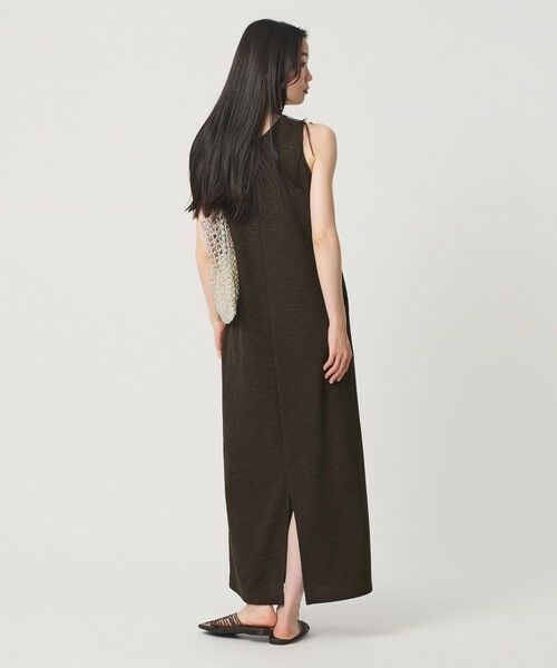 BEAUTY&YOUTH UNITED ARROWS / ビューティー&ユース ユナイテッドアローズ ロング・マキシ丈ワンピース | ポリエステル アメリカンスリーブ ワンピース | 詳細18