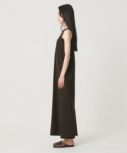 BEAUTY&YOUTH UNITED ARROWS / ビューティー&ユース ユナイテッドアローズ ロング・マキシ丈ワンピース | ポリエステル アメリカンスリーブ ワンピース | 詳細20