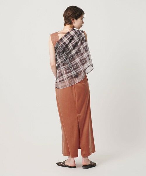 BEAUTY&YOUTH UNITED ARROWS / ビューティー&ユース ユナイテッドアローズ ロング・マキシ丈ワンピース | キュプラポリエステル バックオープンワンピース | 詳細9