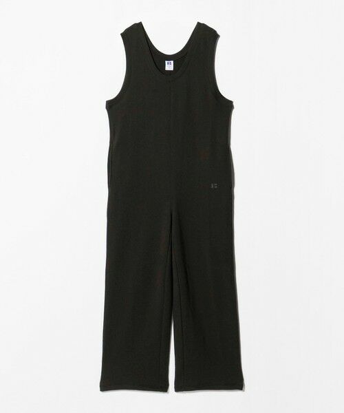 BEAUTY&YOUTH UNITED ARROWS / ビューティー&ユース ユナイテッドアローズ サロペット・オールインワン | 【別注】＜RUSSELL ATHLETIC＞スウェット オールインワン（BLACK）