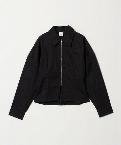 BEAUTY&YOUTH UNITED ARROWS / ビューティー&ユース ユナイテッドアローズ ブルゾン | ＜Won Hundred＞GIA ジップシャツ ブルゾン（BLACK）