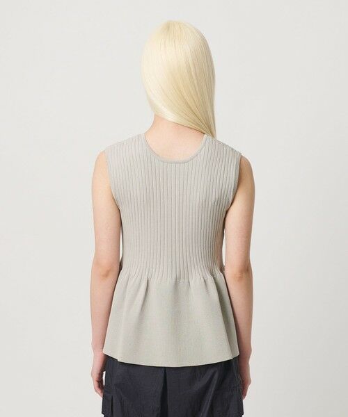 BEAUTY&YOUTH UNITED ARROWS / ビューティー&ユース ユナイテッドアローズ ニット・セーター | 【WEB限定 Wardrobe DAILY MINIMAL】ペプラム2WAY ノースリーブリブニット ウォッシャブル | 詳細13